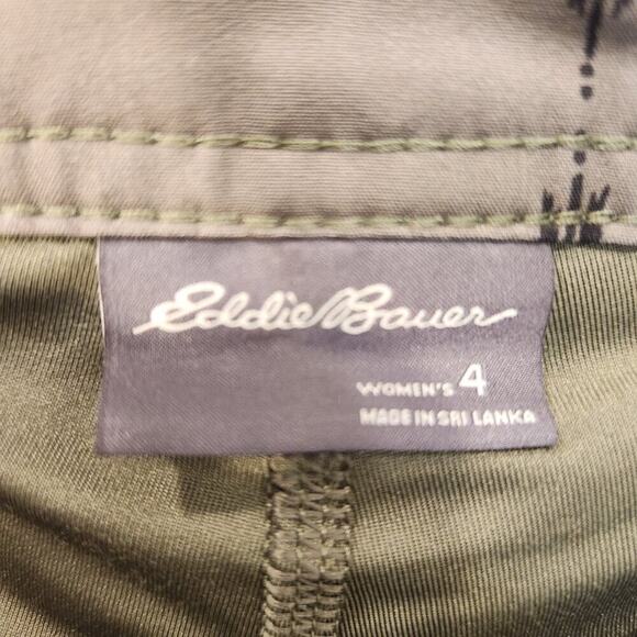 Eddie Bauer Skort Green Arrow Hiking Fishing Camping Glamping Outdoors - Size 4 - Picture 6 of 7